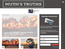Tablet Screenshot of muthstruths.com